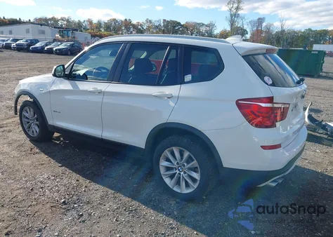 2016 BMW X3 xDrive28I из США, поврежденный, VIN 5UXWX9C55G0D91255